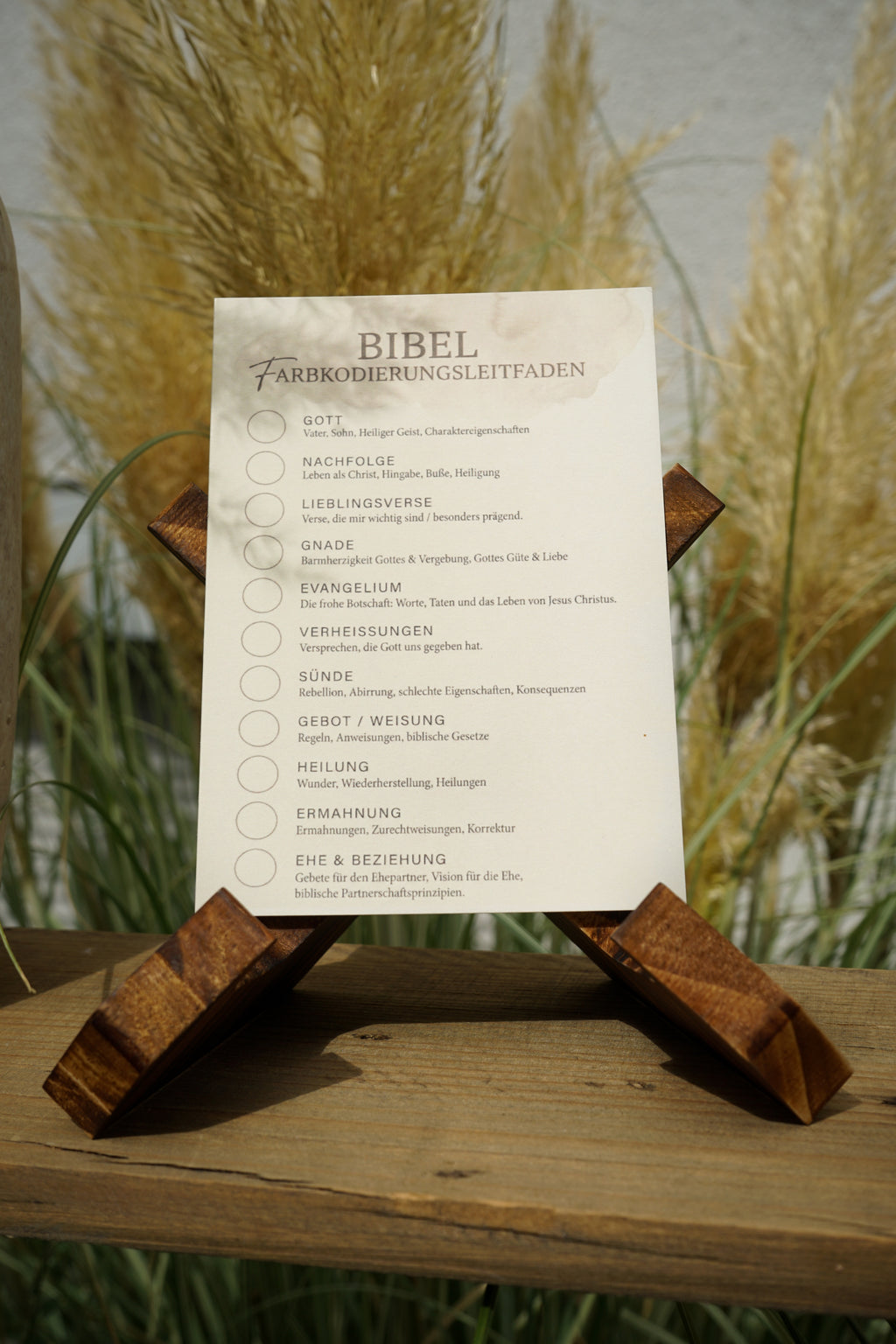 Farbkodierungsleitfaden Bibel A6